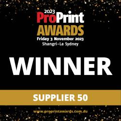 Winner of ProPrint Awards 2023